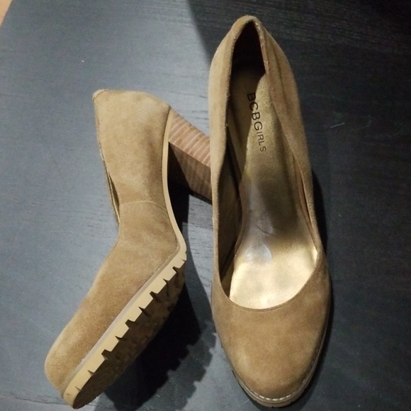 BCBGirls Shoes - BCBGirls Tan High Heels